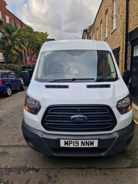 Garvey and Brothers Logistics Ltd van