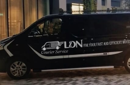 LDN Courier and removal service van