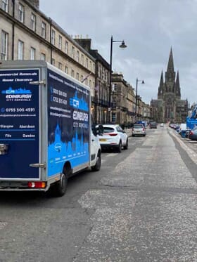 Edinburgh City Removals van