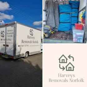Harveys removals norfolk van