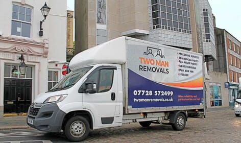Two man removals limited van