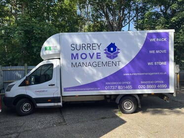 Surrey Move Management van