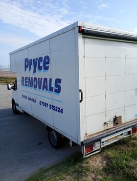 Pryce removals van