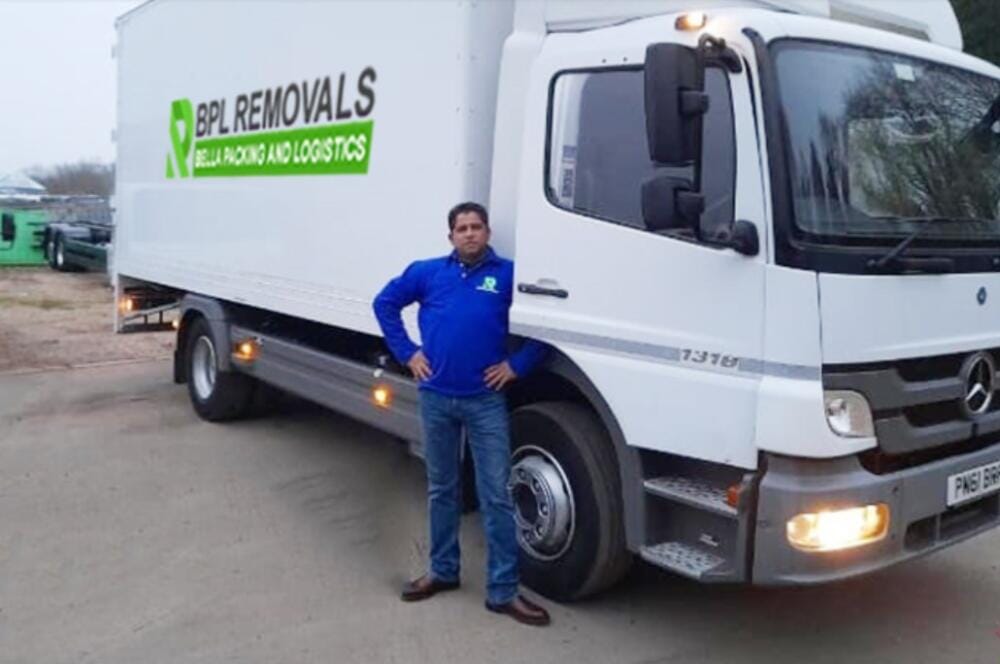 Man and van driver in London