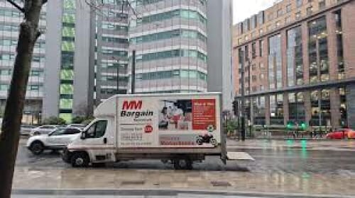 MM Bargain Removals LTD van