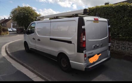 BLUE ROUTE van
