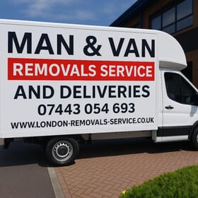 London removals service van