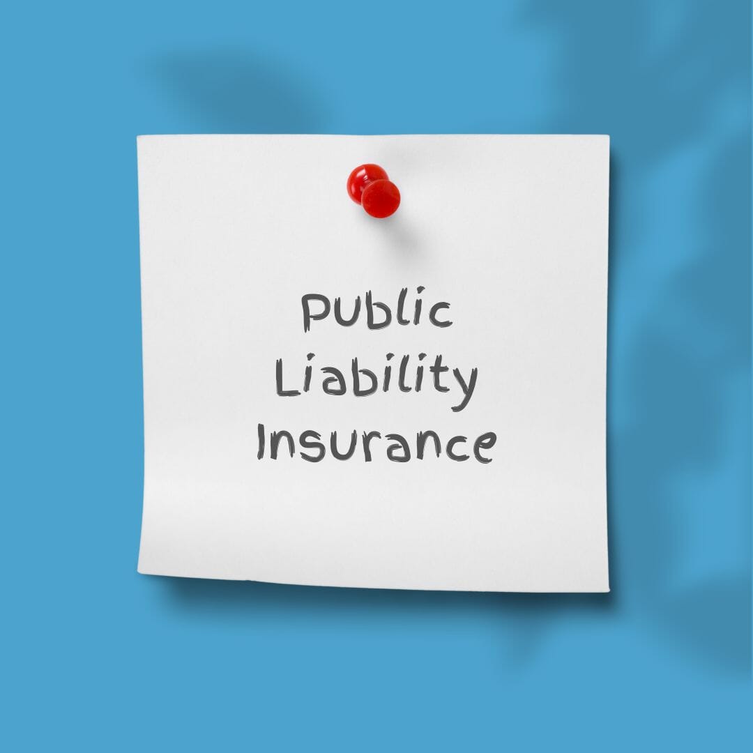 Public-liability insurance note